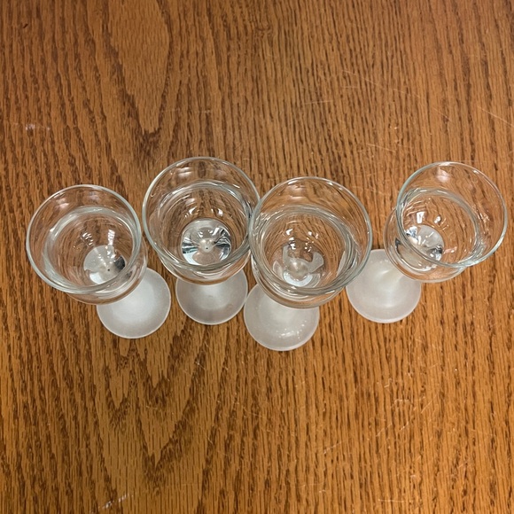 PARTYLITE Frosted Glass Pedestal Votive Candle Holders 3 sizes 4 total Vintage - Picture 6 of 7